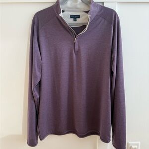 Peter Millar Deep Purple Performance Quarter-Zip – Men’s – Excellent Condition